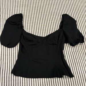 Wilfred Charcoal Blouse